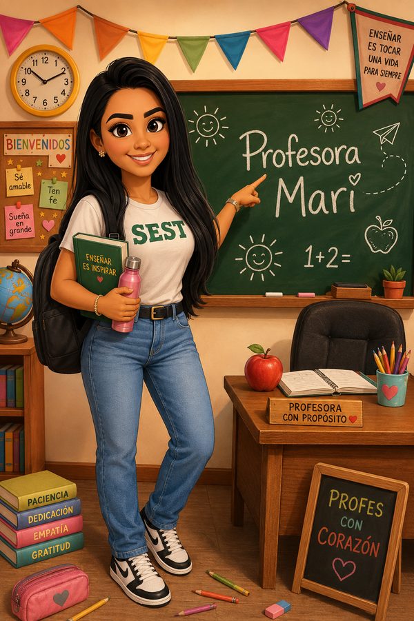 Personaje en el aula
